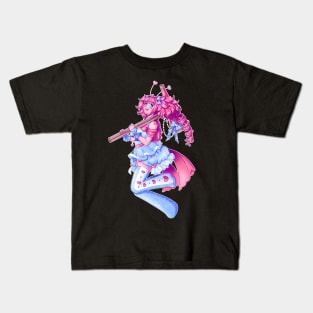 Magical Girl Electra the Alien (Without BG) Kids T-Shirt